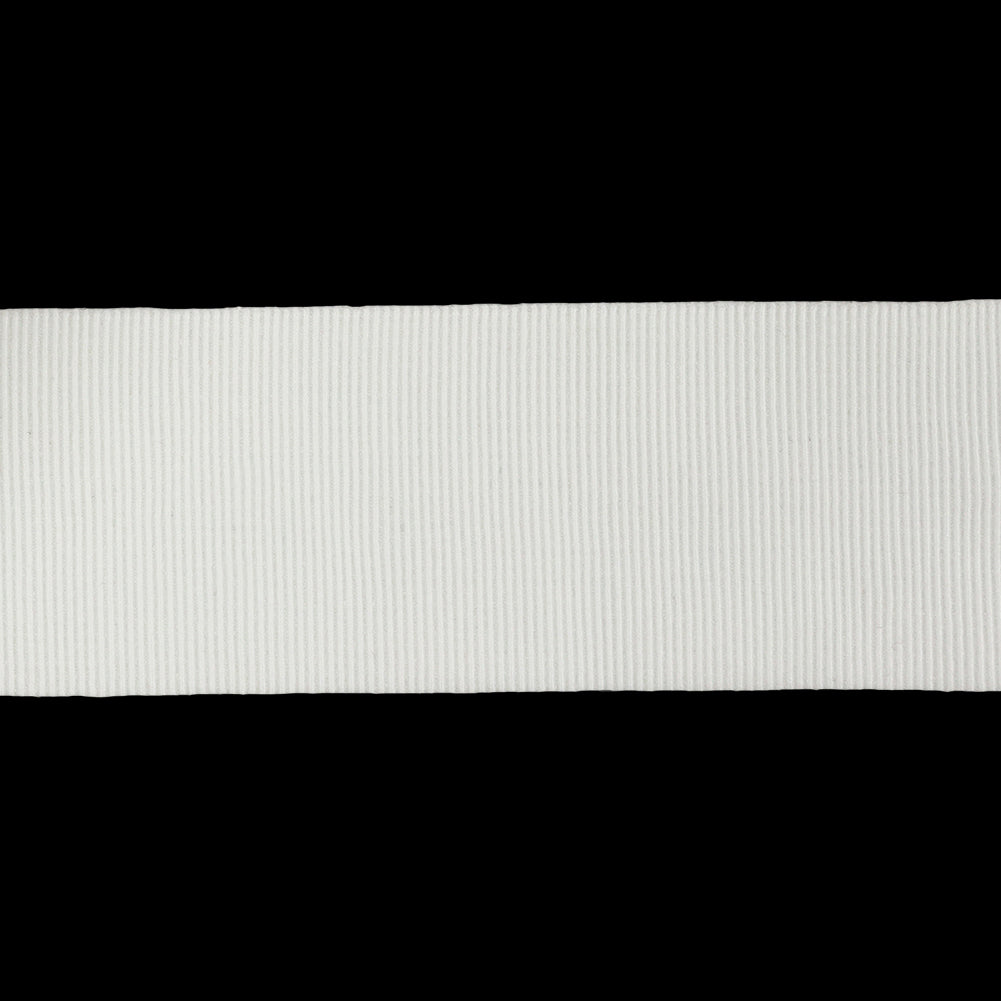 Ivory Stretch Grosgrain Trim - 1.625" Detail