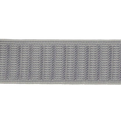 Gray Ribbed Elastic Trim - 1" Detail