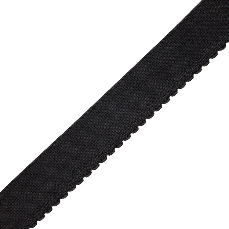 template--25130090922057__main-Black Scalloped Edge Elastic Trim - 1.875"