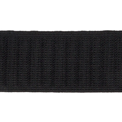 Black Ribbed Elastic Trim - 1.375" Detail