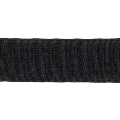Black Ribbed Elastic Trim - 1" Detail
