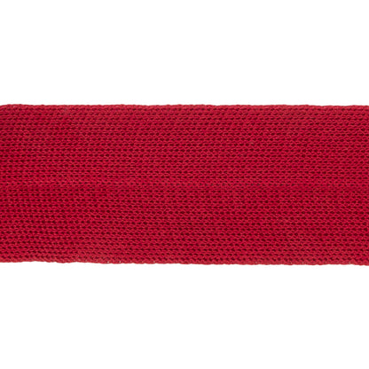 Carmine Cotton Knit Foldover Trim - 1.25" Detail