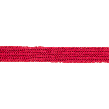 Carmine Cotton Knit Trim Tape - 0.375" Detail