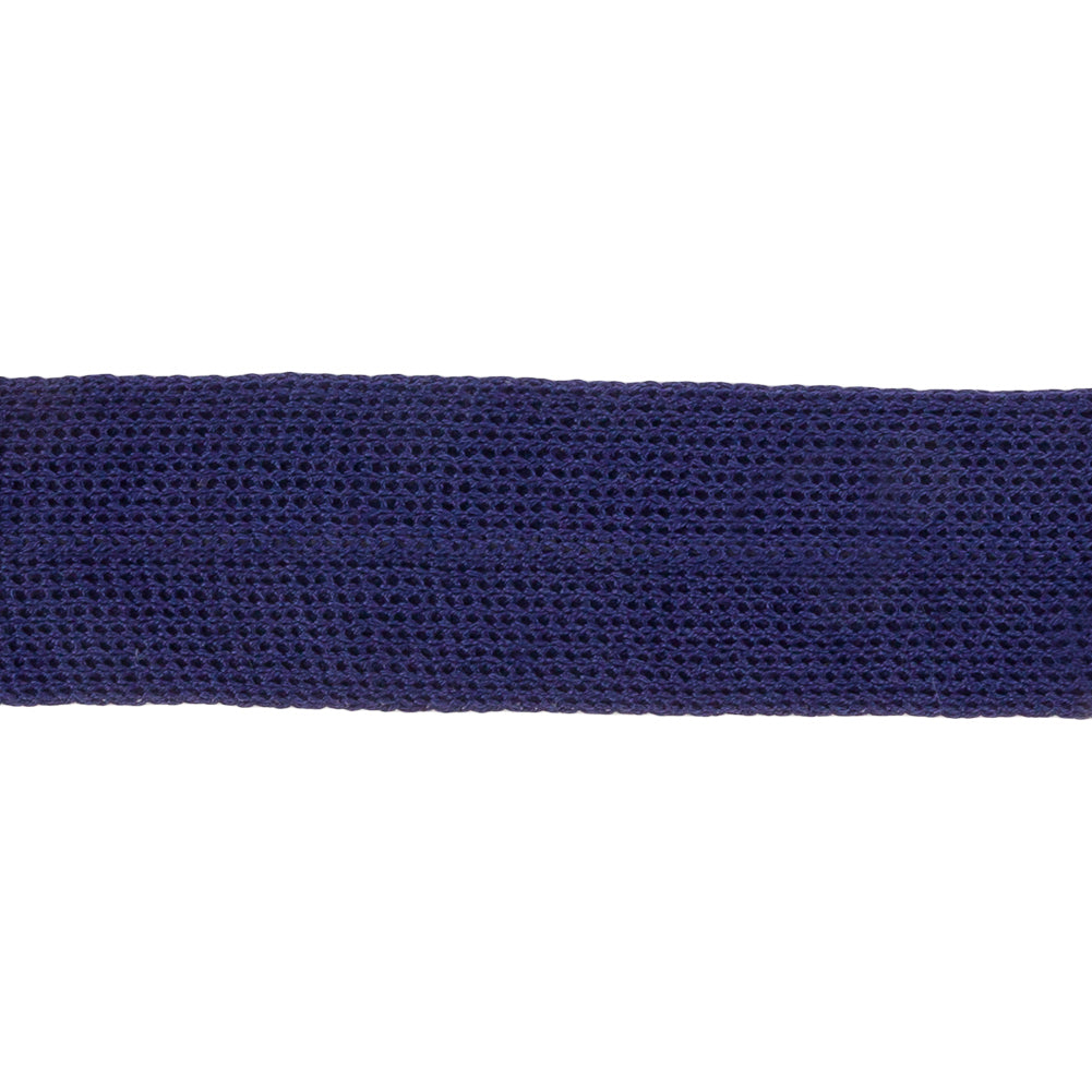 Navy Cotton Knit Foldover Trim - 0.875" Detail