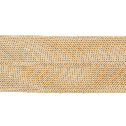 Khaki Cotton Knit Foldover Trim - 1.25" Detail