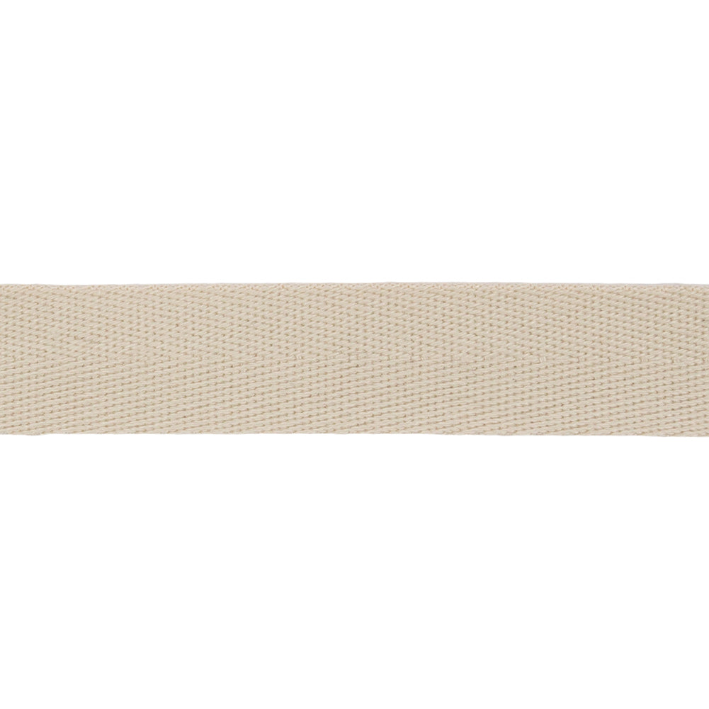 Buttercream Cotton Twill Tape - 0.625" Detail