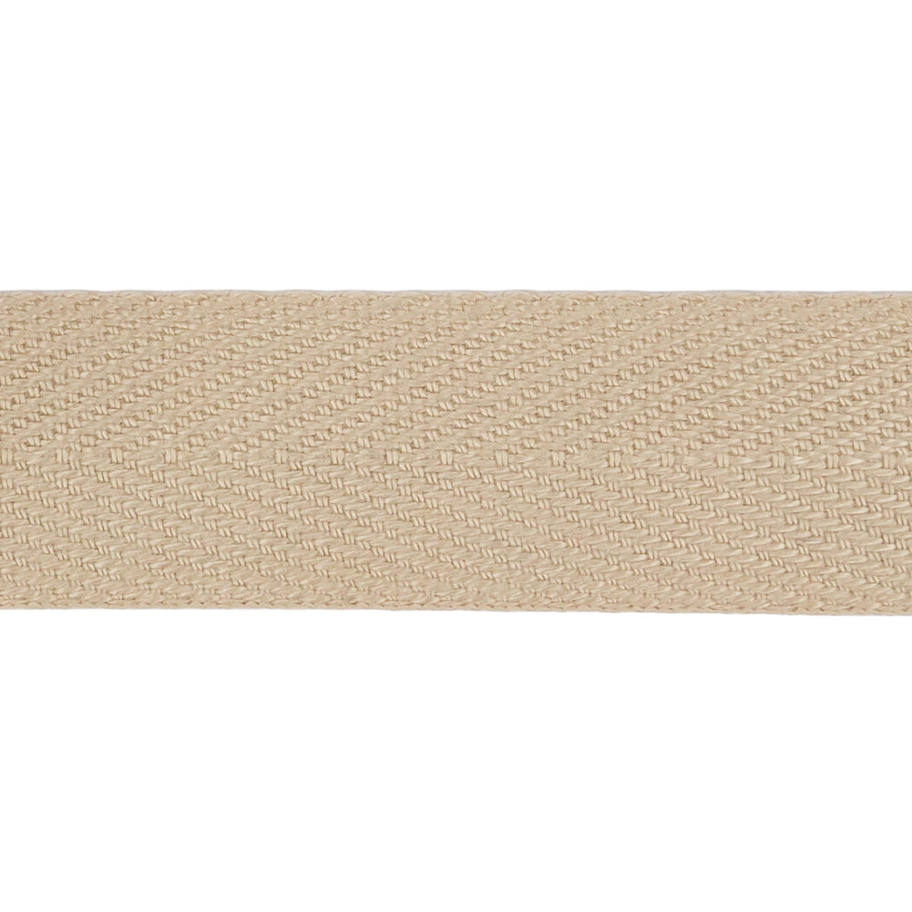 Peanut Polyester Twill Tape - 1" Detail
