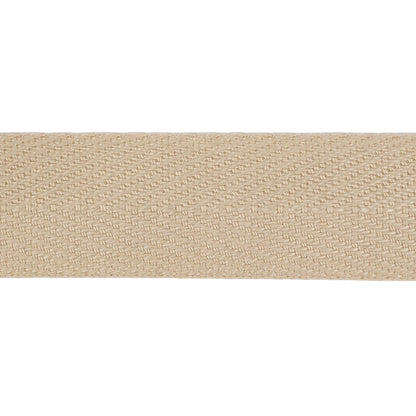 Peanut Polyester Twill Tape - 1" Detail