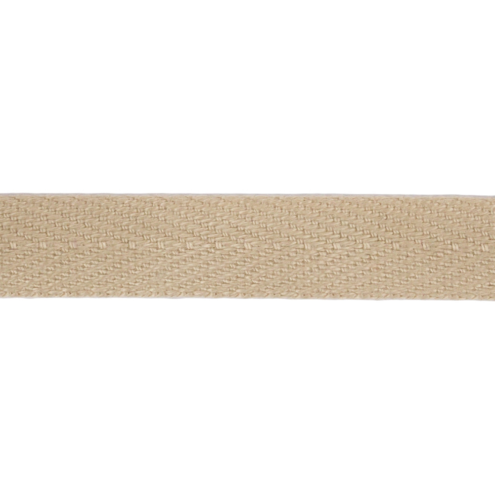 Peanut Polyester Twill Tape - 0.625" Detail