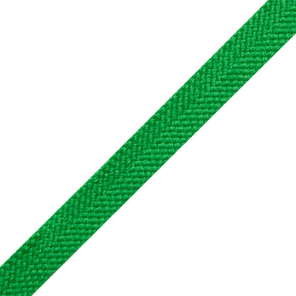 Green Wool Braided Tape - 0.5" Folded