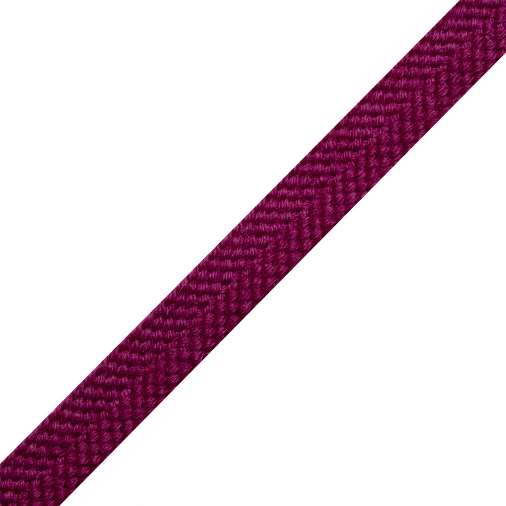 Berry Wool Braided Tape - 0.5" Folded