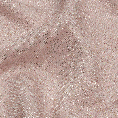 Nylon Knit with All-Over Glitter - Baby Pink - Sun Streams Collection