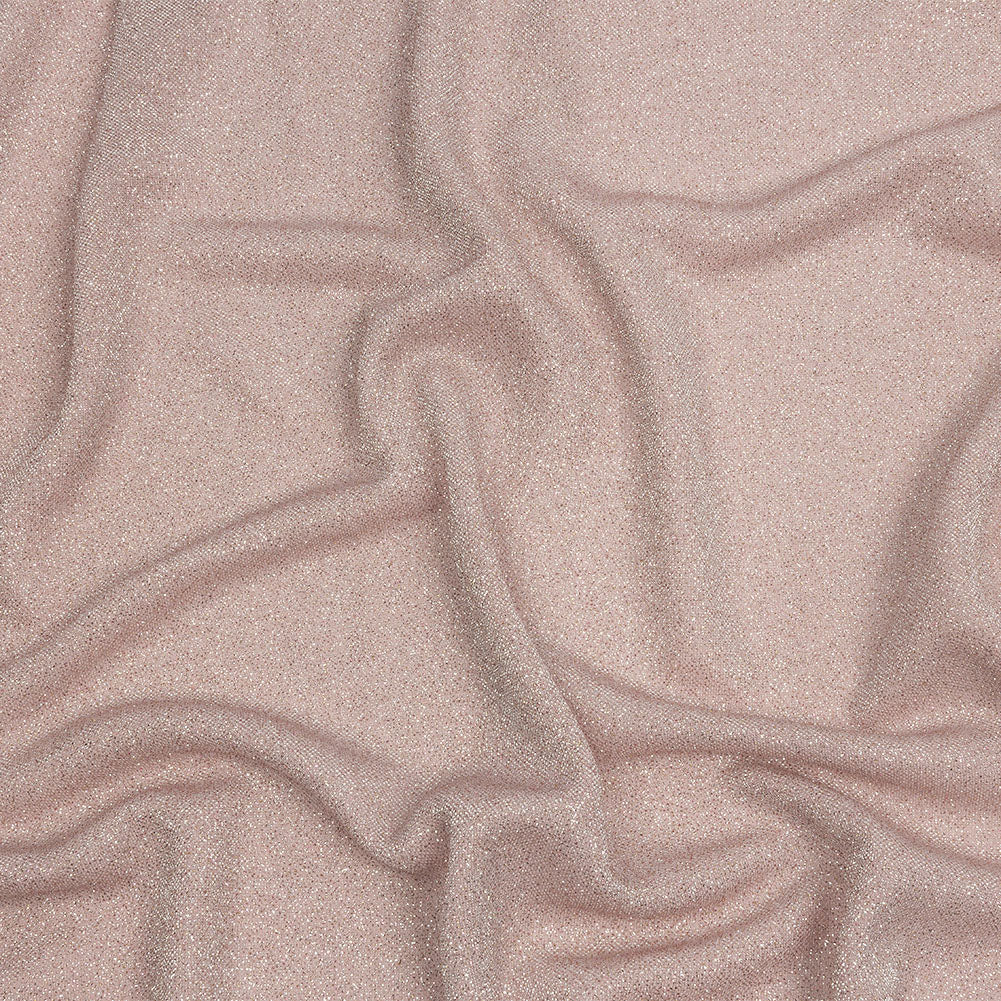 Nylon Knit with All-Over Glitter - Baby Pink - Sun Streams Collection