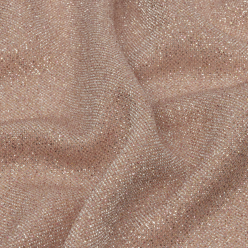 Nylon Knit with All-Over Glitter - Champagne - Sun Streams Collection