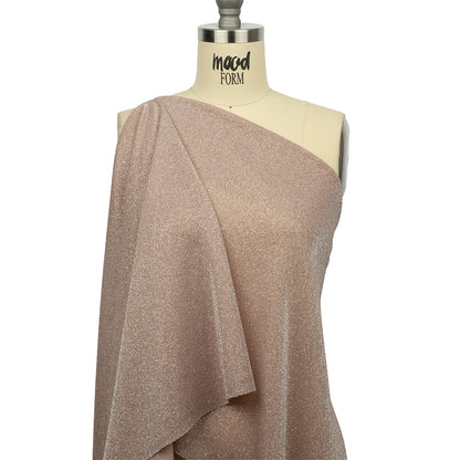 Nylon Knit with All-Over Glitter - Champagne - Sun Streams Collection
