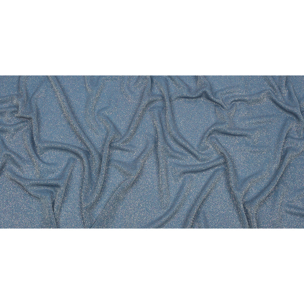 Nylon Knit with All-Over Glitter - Baby Blue - Sun Streams Collection - Full