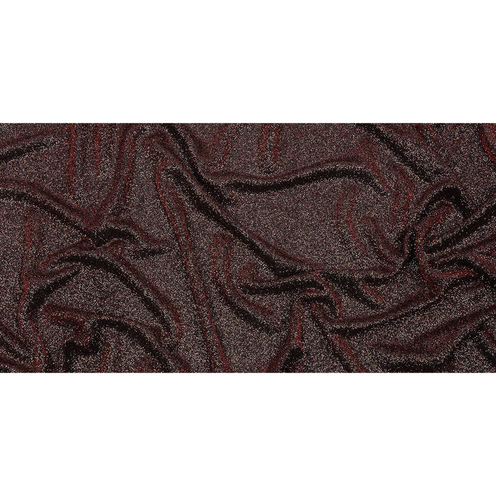 Nylon Knit with All-Over Glitter - Red - Sun Streams Collection - Full