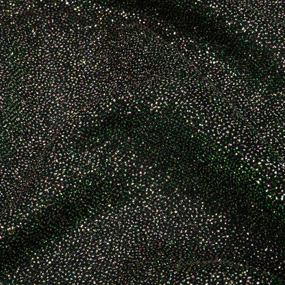 Nylon Knit with All-Over Glitter - Green - Sun Streams Collection