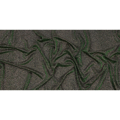 Nylon Knit with All-Over Glitter - Green - Sun Streams Collection