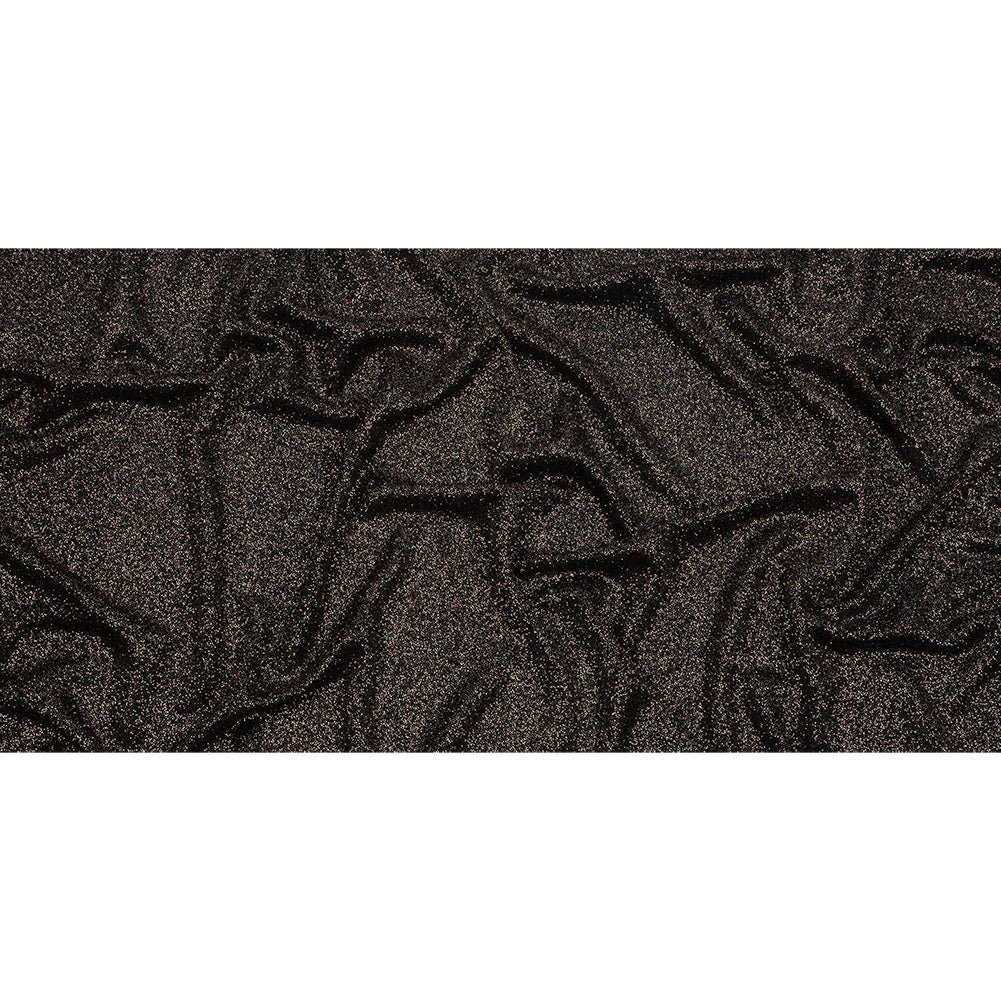 Nylon Knit with All-Over Glitter - Black - Sun Streams Collection - Full