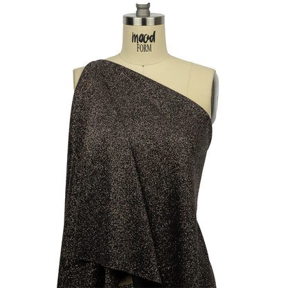 Nylon Knit with All-Over Glitter - Black - Sun Streams Collection