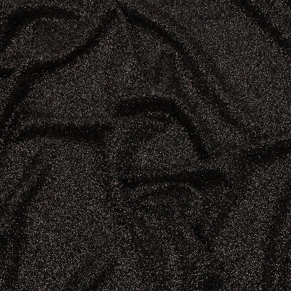 Nylon Knit with All-Over Glitter - Black - Sun Streams Collection