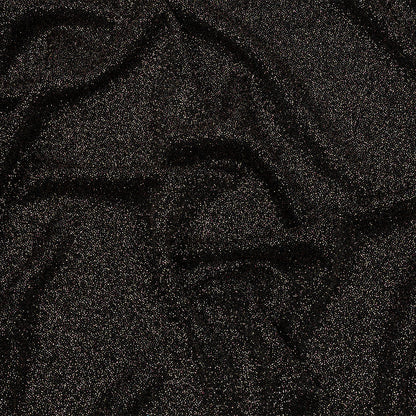 Nylon Knit with All-Over Glitter - Black - Sun Streams Collection