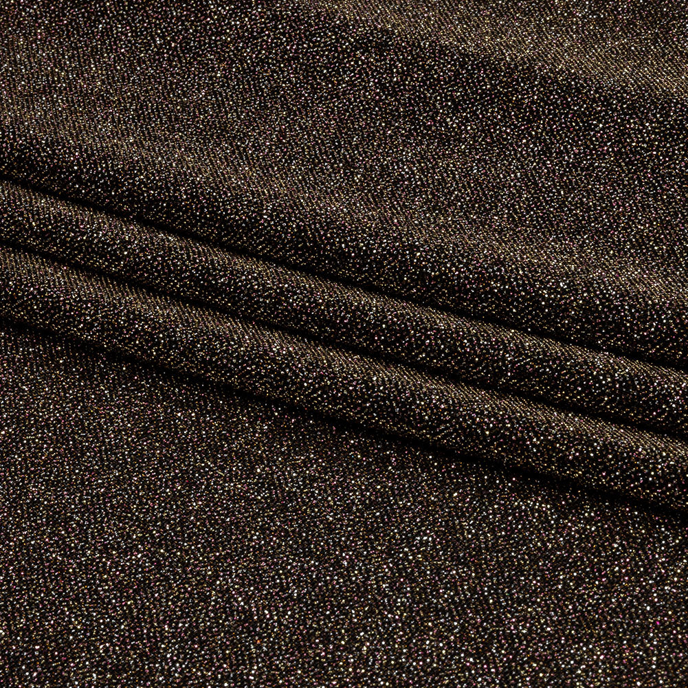 Nylon Knit with All-Over Glitter - Gold - Sun Streams Collection - Folded