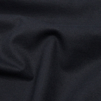 Black Stretch Rayon Interlock Knit Detail