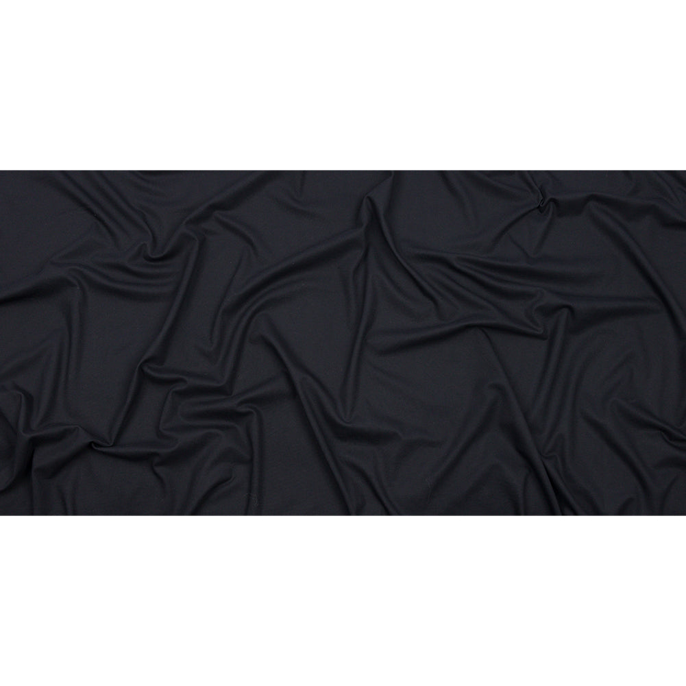 Black Stretch Rayon Interlock Knit Full