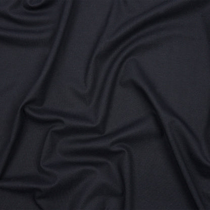 Black Stretch Rayon Interlock Knit