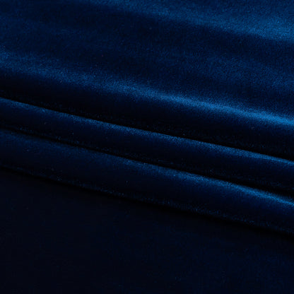 Stretch Polyester Velour - Royal Blue Folded