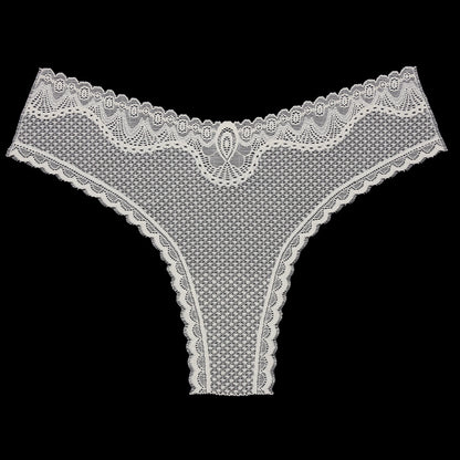 Ivory Stretch Lace Panty Trim Panel - 10.25" x 14.25"
