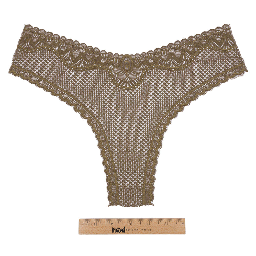 Moss Stretch Lace Panty Trim Panel - 10.25" x 14.25" Full