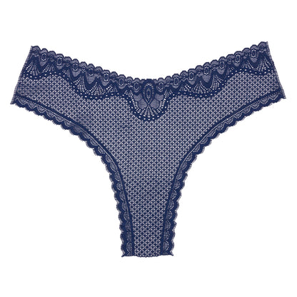 Navy Stretch Lace Panty Trim Panel - 10.25" x 14.25"