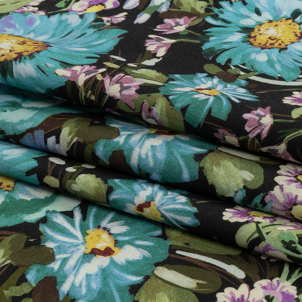 Mood Exclusive Midnight Marvel Cotton Poplin - Folded