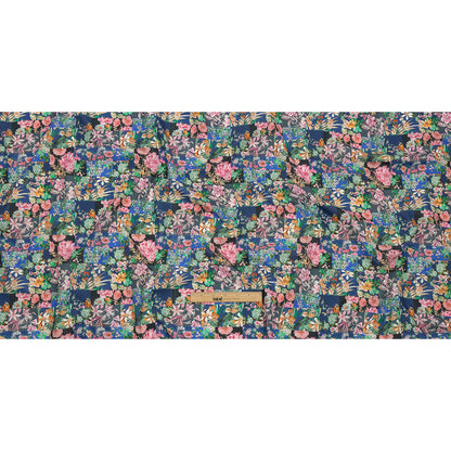Mood Exclusive Blooming the Grid Cotton Poplin