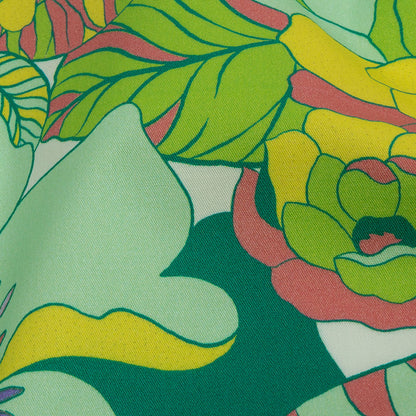 Mood Exclusive Florescent Inflorescence Stretch Cotton Twill Detail