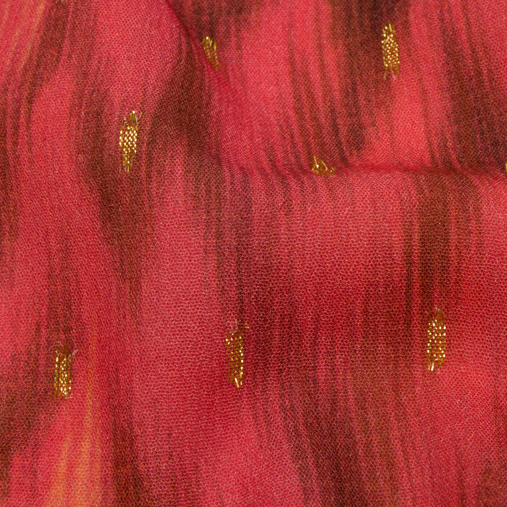 Mood Exclusive Love Divine Metallic Dotted Crinkled Viscose Crepe Folded