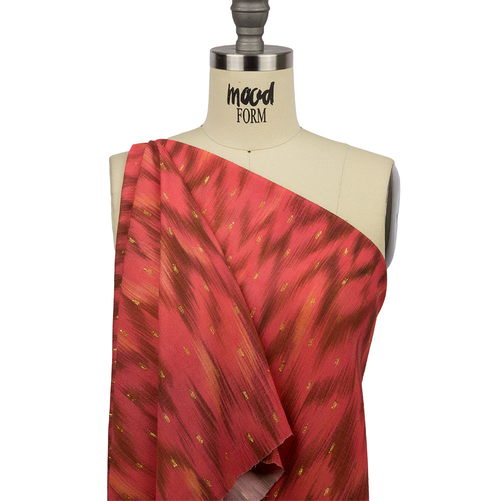 Mood Exclusive Love Divine Metallic Dotted Crinkled Viscose Crepe Detail