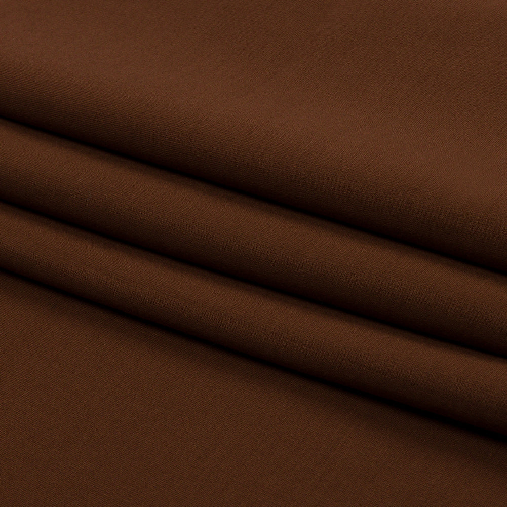 Stretch Ponte Knit - Chocolate - Papilio Collection