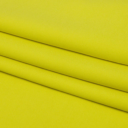 Stretch Ponte Knit - Lemon - Papilio Collection