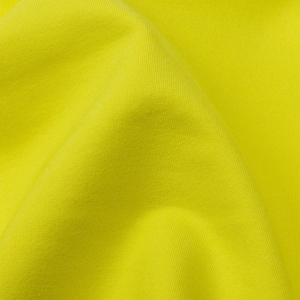 Stretch Ponte Knit - Lemon - Papilio Collection - Detail