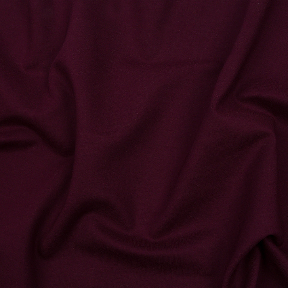 Stretch Ponte Knit - Aubergine - Papilio Collection