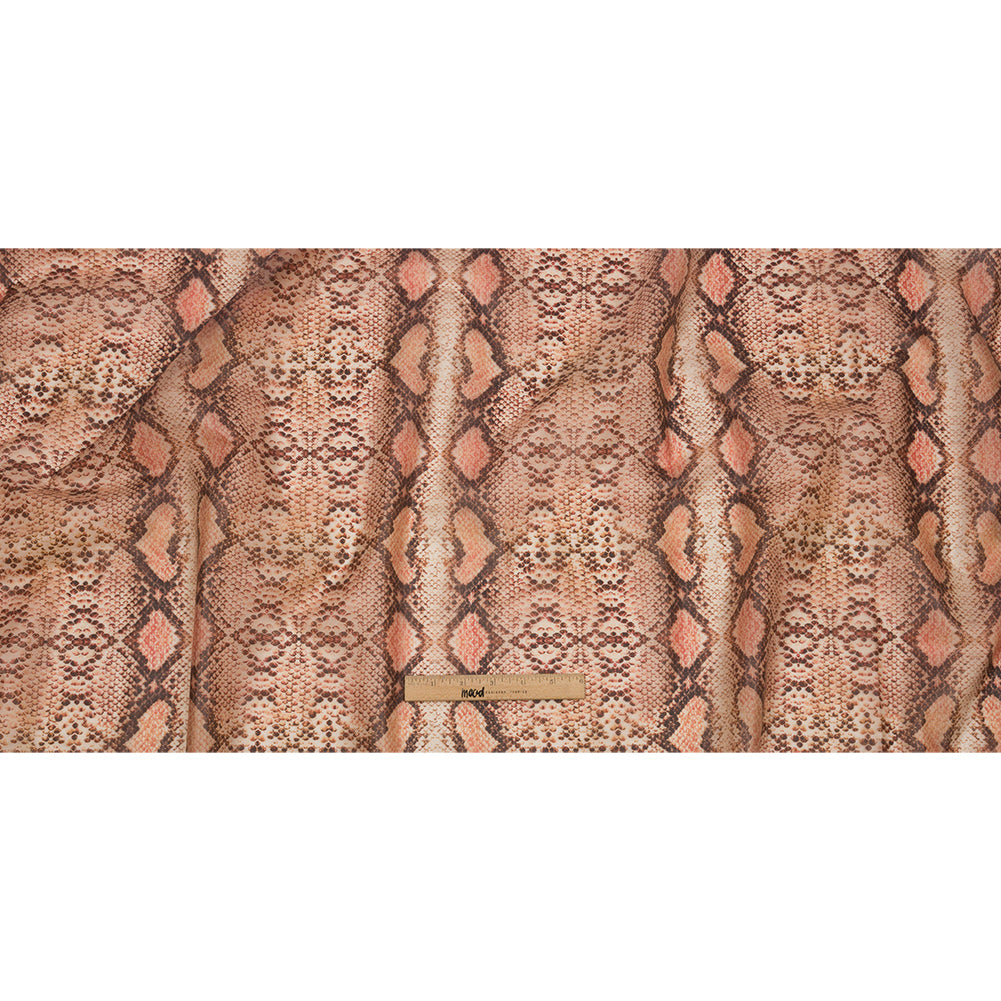 Rust and Black Python Scales Lightweight Translucent Vinyl - Full