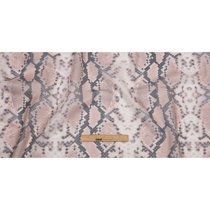 Dark Beige and Black Large Python Scales Lightweight Translucent Vinyl