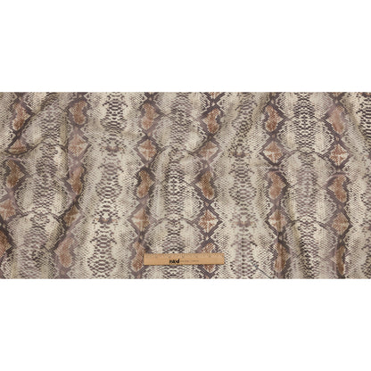 Greige and Brown Snakeskin Translucent Vinyl