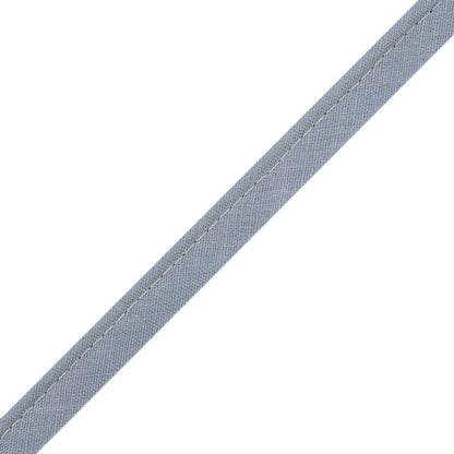 Pepper French Gray Blue Cotton Blend Piping - 10mm
