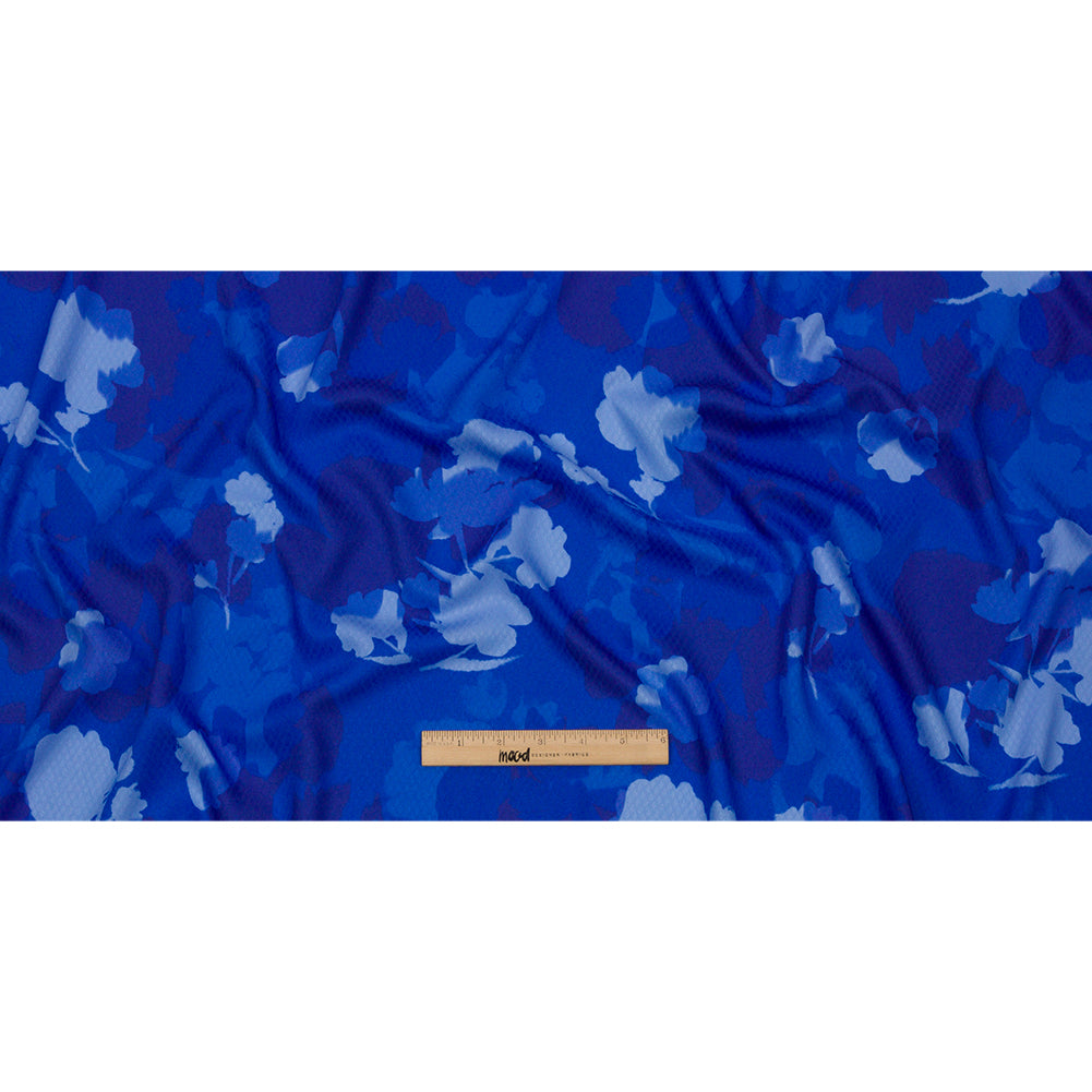 Sustainable Viscose Floral Jacquard Print - Blue Soft Florals - Mood Exclusive Gogh Far Full