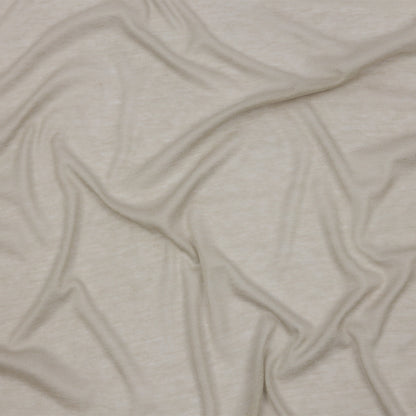 Famous Designer Light Stone Viscose and Cotton Lightweight Interlock Knit